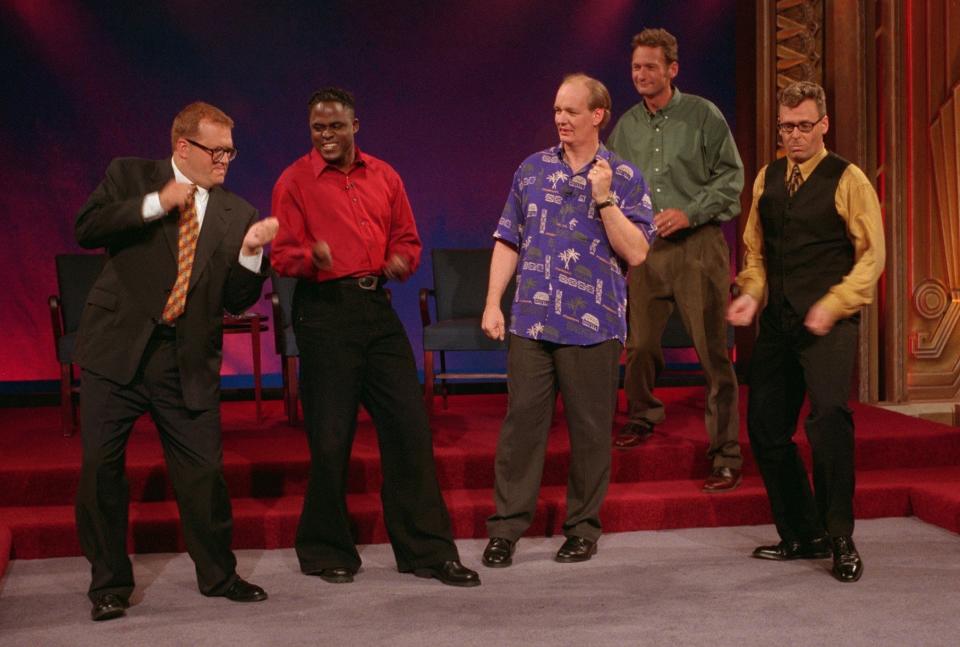 the cast of "Whose Line Is It Anyway?"