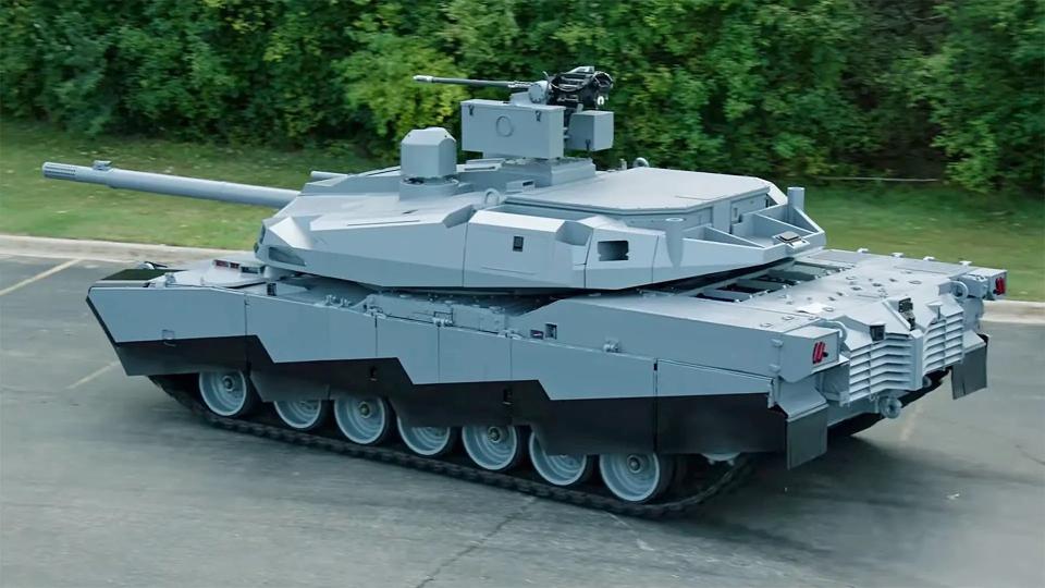 AbramsX demonstrator. <em>General Dynamics video screencap</em>