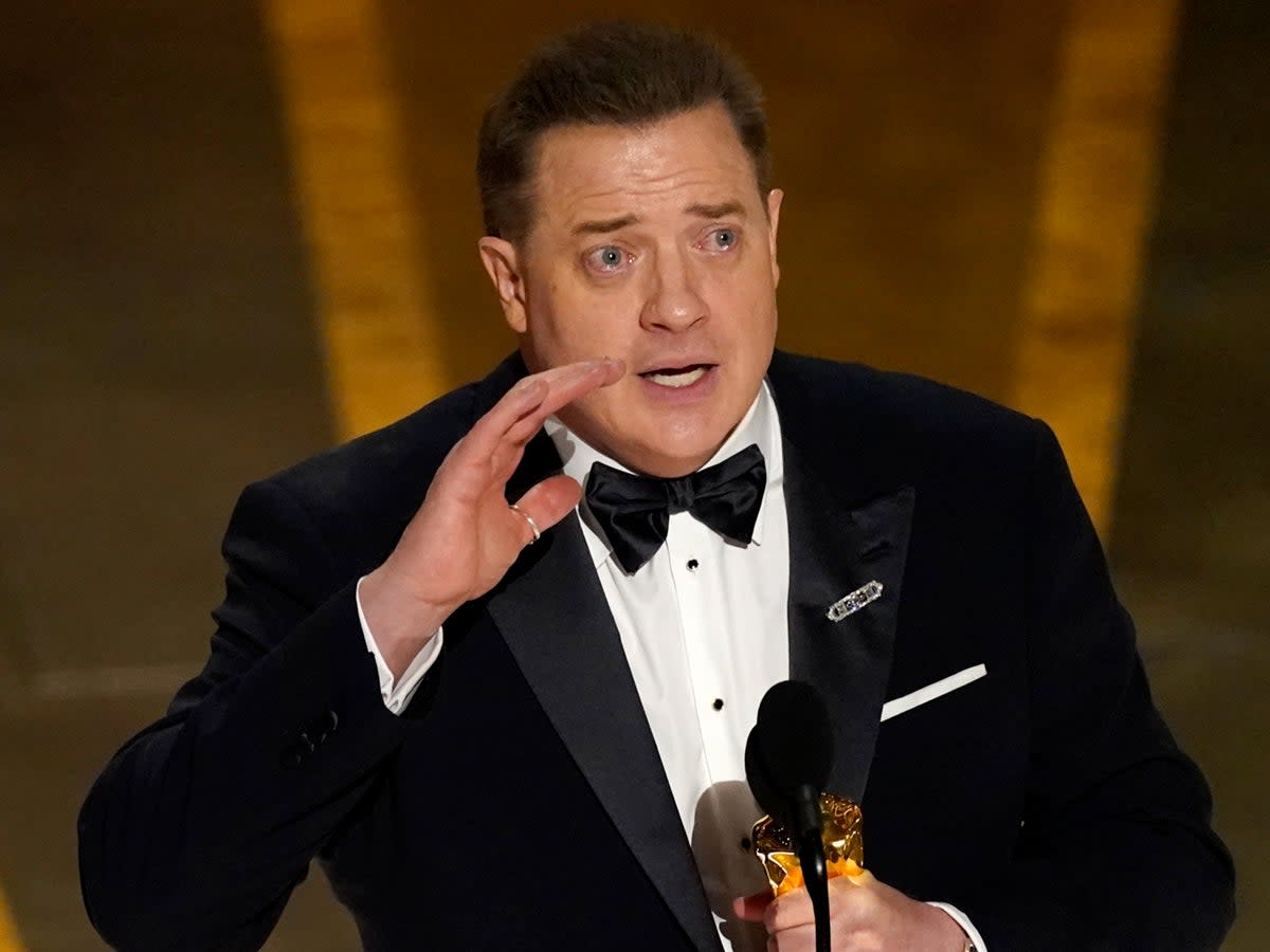 Brendan Fraser wins Best Actor for ‘The Whale’ (Chris Pizzello/Invision/AP)