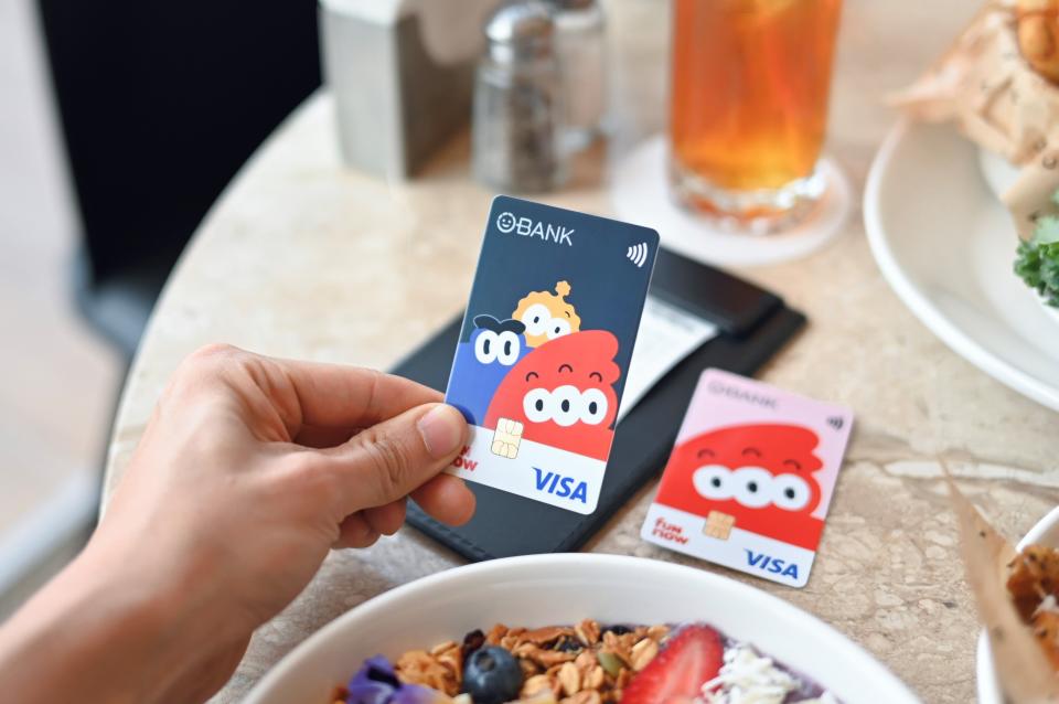 王道銀行推出FunNow聯名卡全新卡面及權益。圖／王道銀行提供