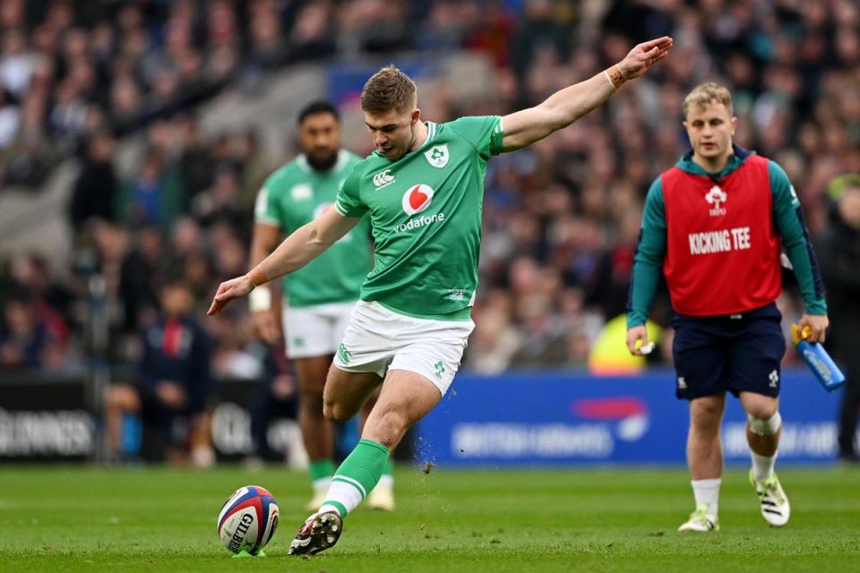 Ireland edged in front through Jack Crowley’s boot (Getty Images)