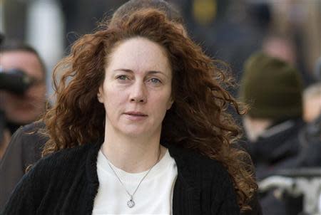 Former News International chief executive Rebekah Brooks arrives at the Old Bailey courthouse in London November 13, 2013. REUTERS/Neil Hall