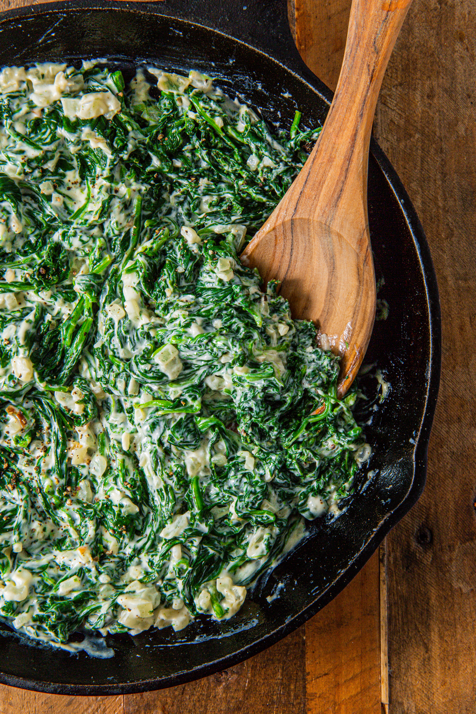 creamed spinach delishcom