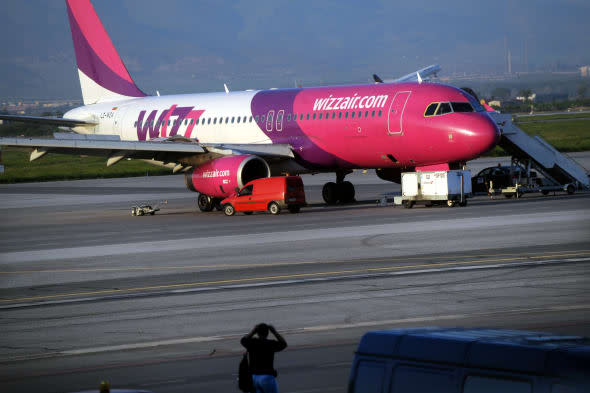 WizzAir plane -