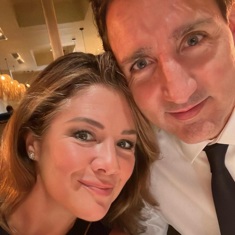 Justin Trudeau and his wife Sophie