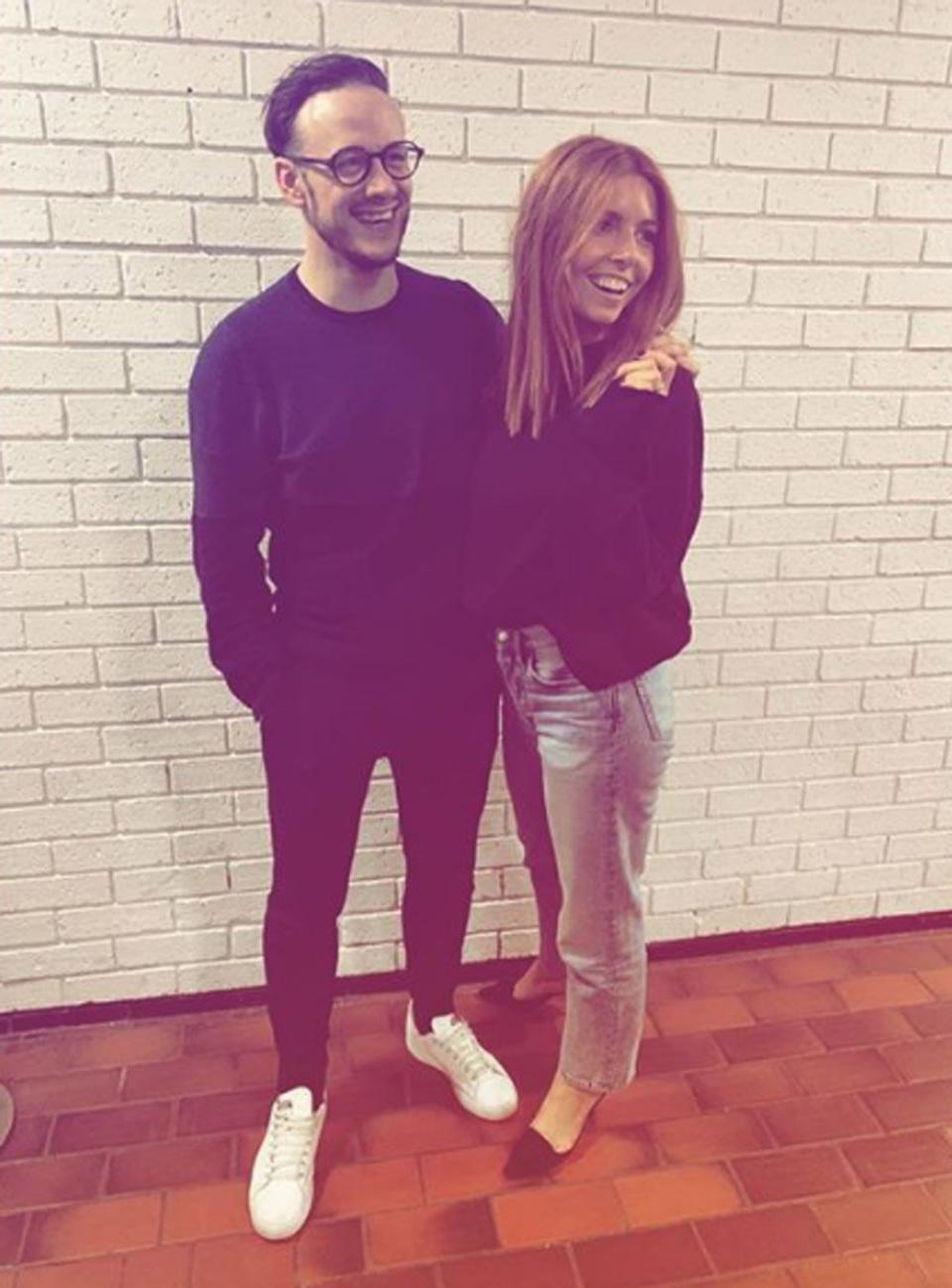 All smiles: Stacey Dooley and Kevin Clifton (@sjdooley)