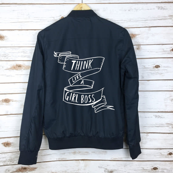 Say it like you mean it! 8 cheeky slogan jackets to rock right now