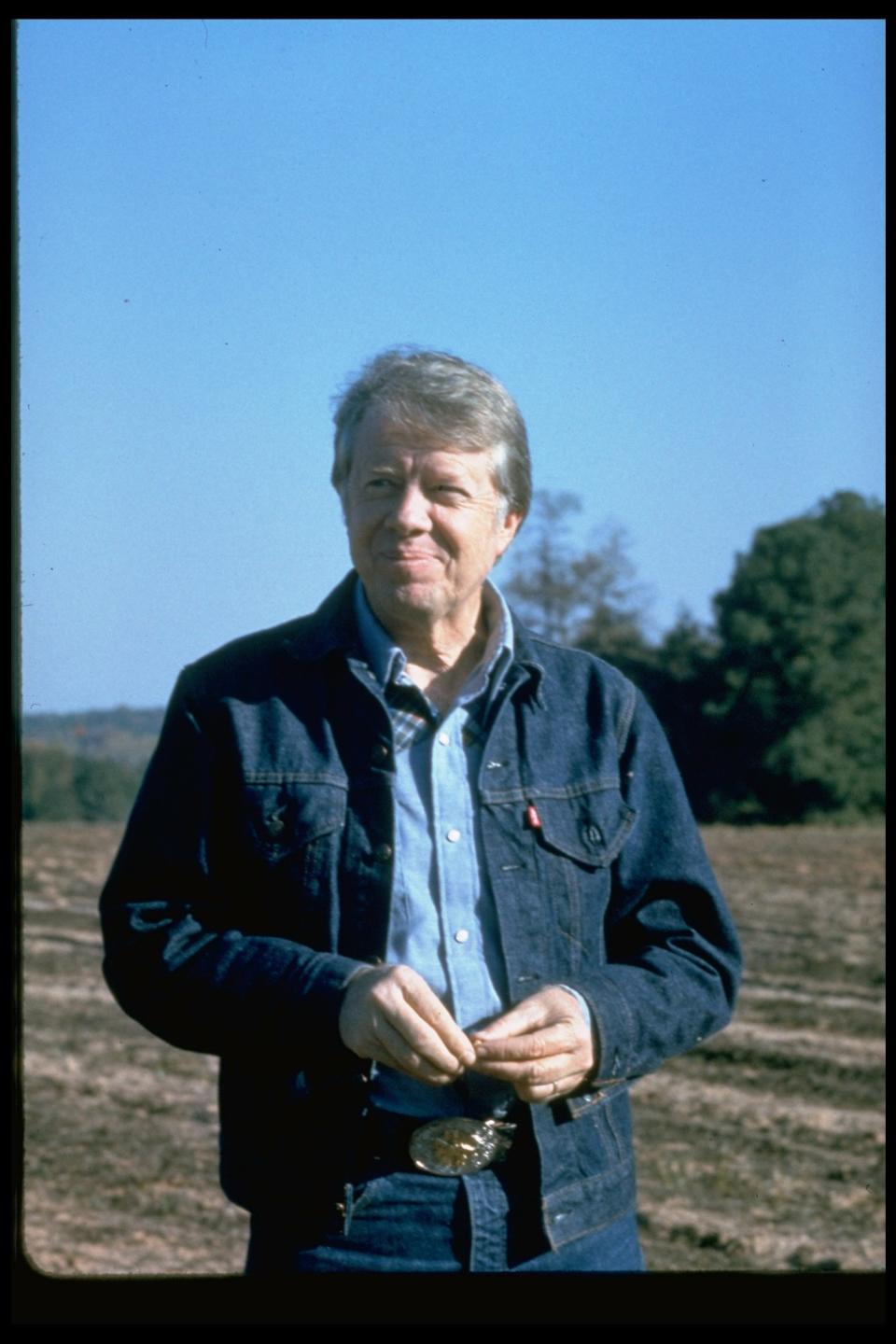 1977: Denim enters the White House.