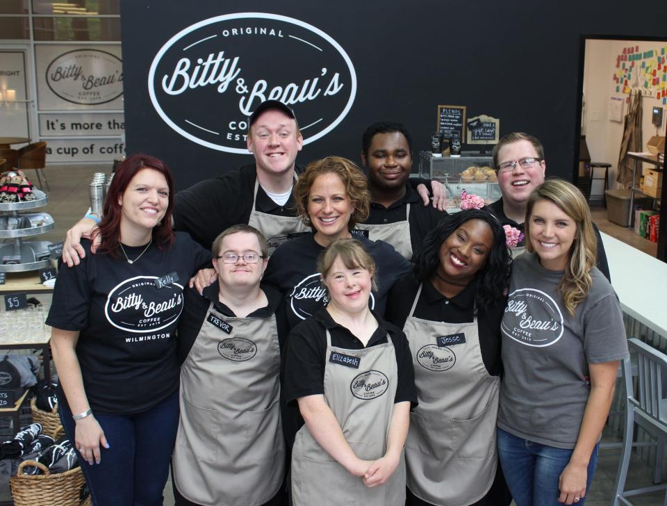 Publicity photo from the grand opening of Bitty & Beau's Coffee in Wilmington, N.C. on January 10, 2020. The brand is searching for a site for a Knoxville location and plans to open in 2023.