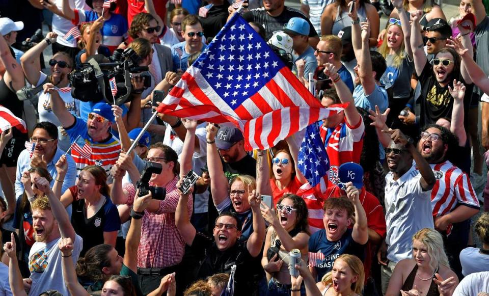 Kansas City soccer fans packed the KC Live! venue at the Power & Light District last summer and learned that the city would be one of the host locations for the 2026 FIFA World Cup. KC Star file photo