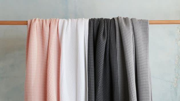 Brooklinen is among the direct-to-consumer brands now offering waffle towels.  (Photo: Brooklinen)