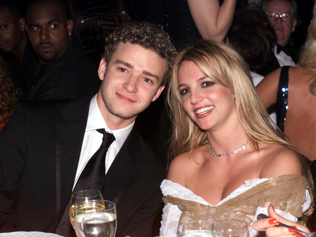 Justin Timberlake y Britney Spears en el 2002. Photo by Frank Micelotta/ImageDirect.