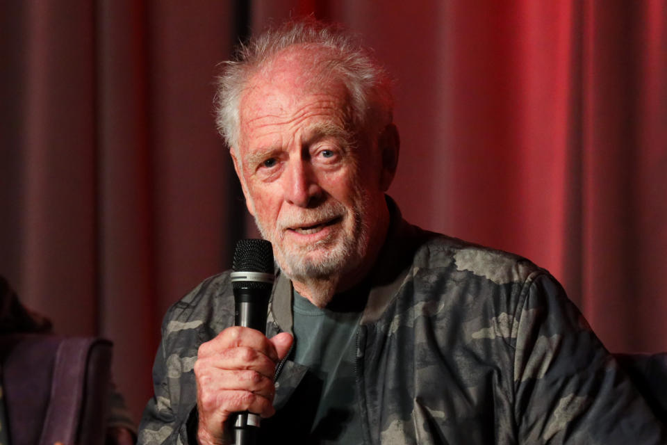 LOS ANGELES, CALIFORNIA - NOVEMBER 23: Founder of Island Records Chris Blackwell speak onstage at Island Records 60th Anniversary at the GRAMMY Museum on November 23, 2019 in Los Angeles, California. (Photo by Rebecca Sapp/Getty Images for The Recording Academy)