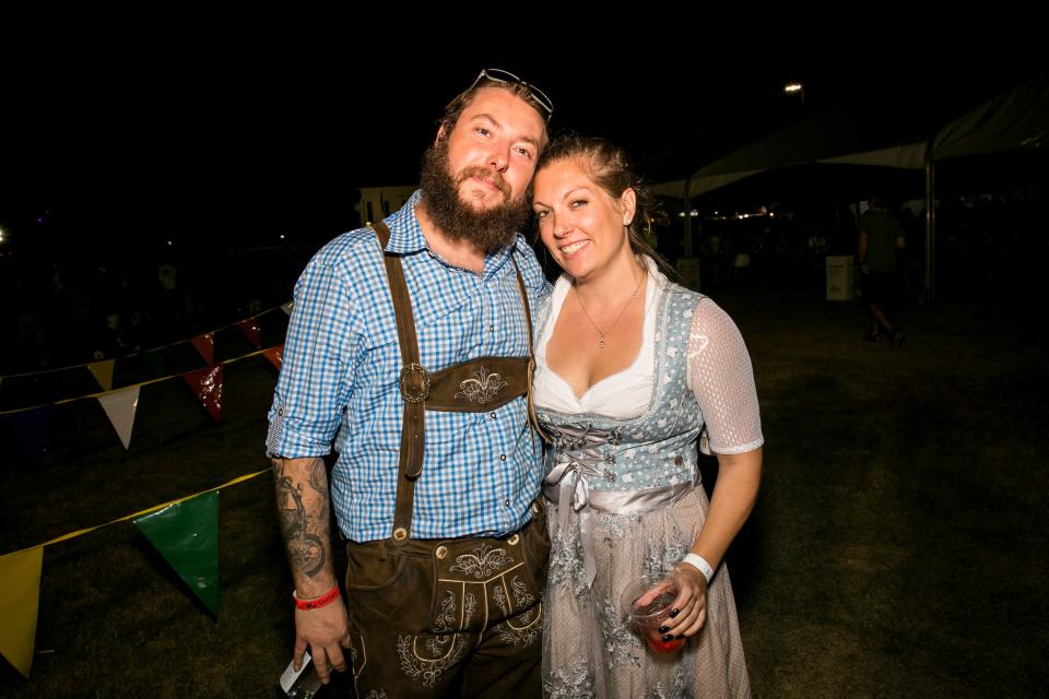 This pair attended the 12th Annual SanTan Brewing Oktoberfest in downtown Chandler on Sept. 28, 2019.