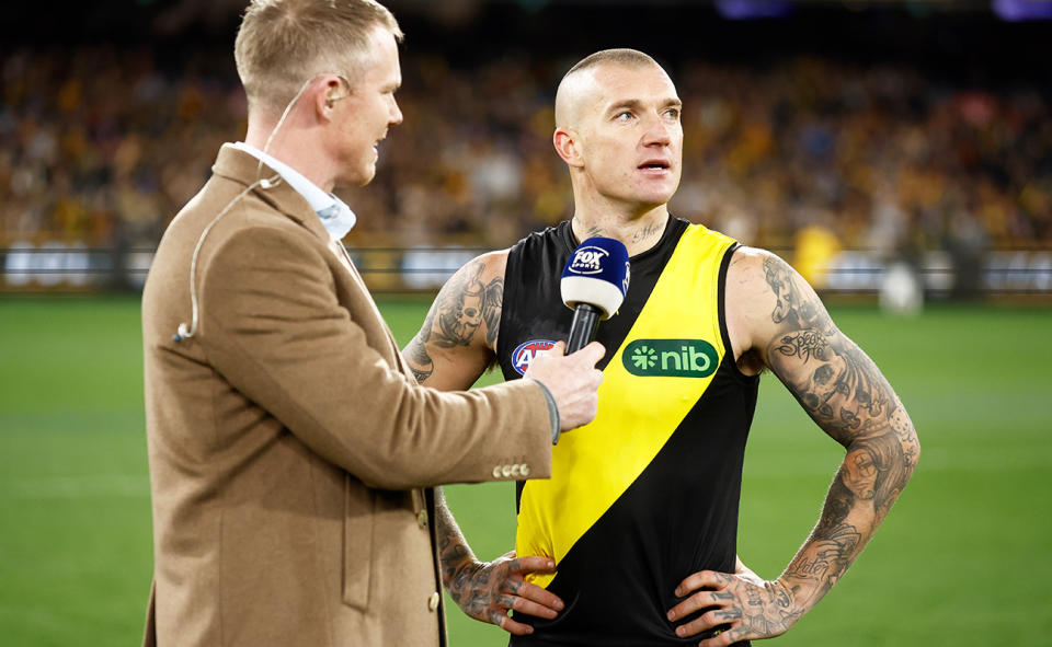 Dustin Martin and Jack Riewoldt.