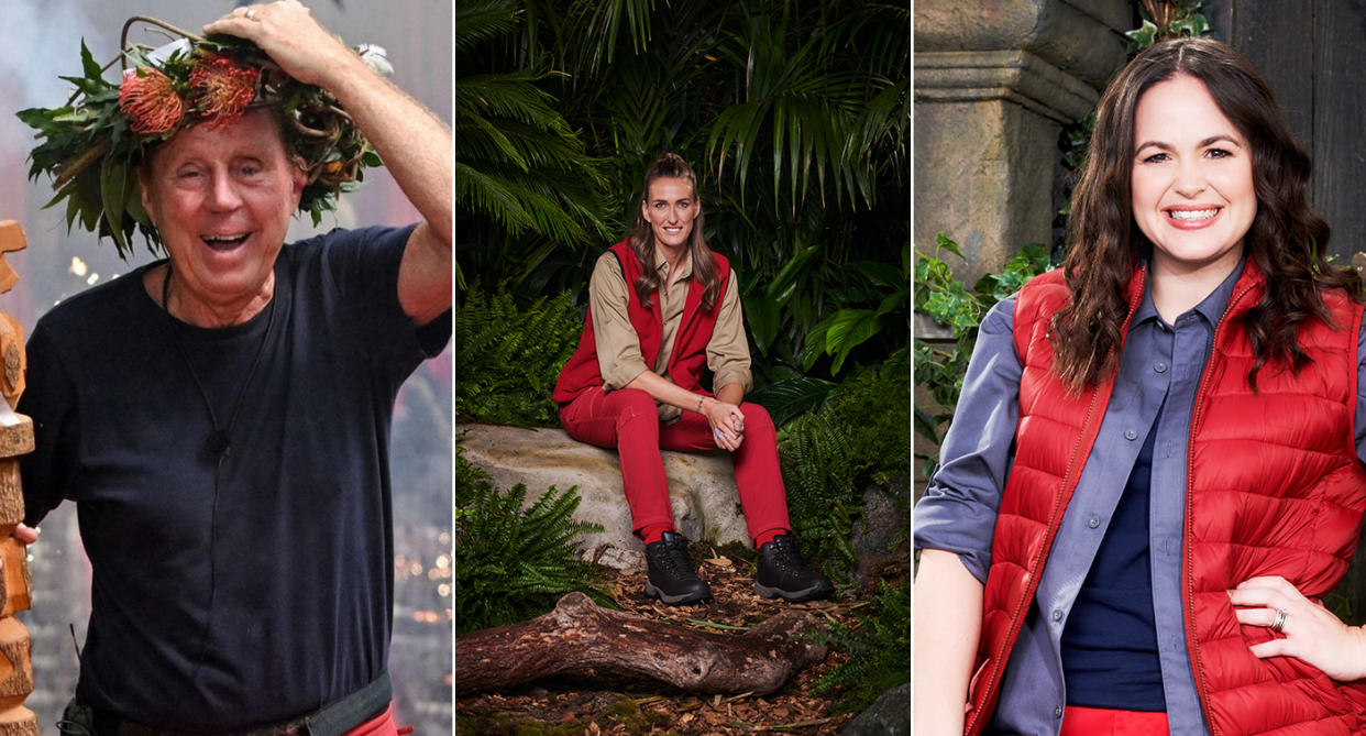 Harry Redknapp, Jill Scott and Giovanna Fletcher have all won I'm A Celebrity. (ITV)