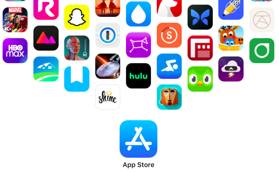 蘋果App Store增加新功能，協助用戶快速找到想要的App。   圖：擷取自Apple官網
