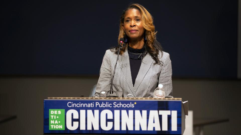 Former Cincinnati Public Schools superintendent Laura Mitchell engaged with the school board on a six-week transition plan when she left the job, according to board member Ben Lindy. The school board declined to involve outgoing superintendent Iranetta Wright in a transition plan following her resignation on Monday, May 20, 2024.