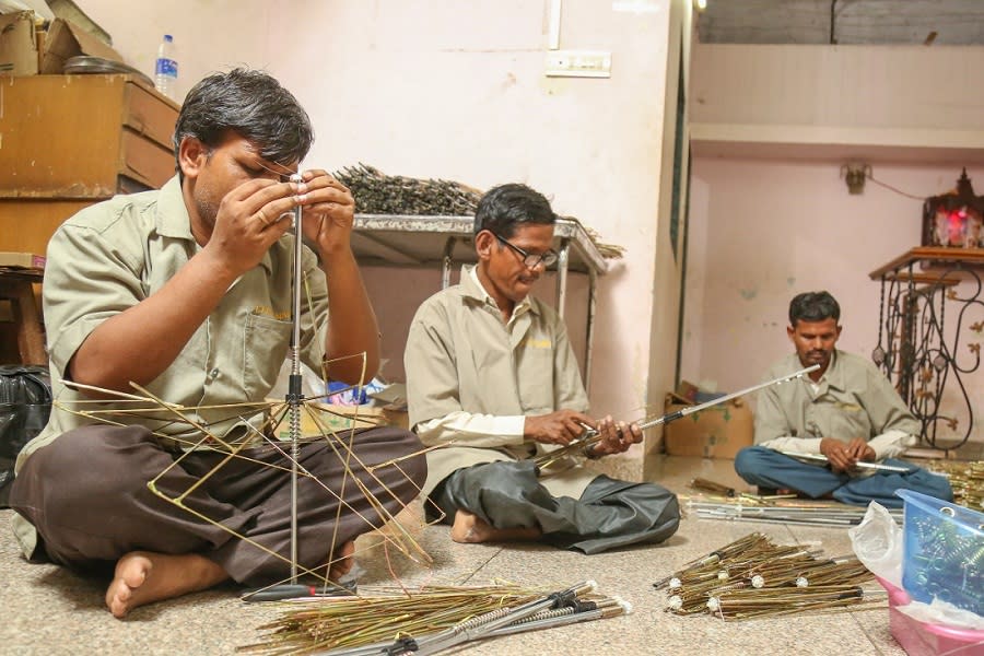 Since 2018, a small manufacturing unit in Tagore Nagar, Vikhroli, a suburb of Mumbai has been rolling out colourful umbrellas in all sizes all made by blind and differently abled men and women as part of the National Association of Disabled’s Enterprises (NADE)