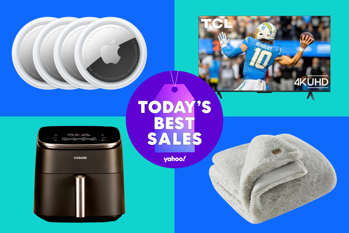 Today’s best sales: 20% off AirTags, a TCL TV for 8, an Ugg blanket and more