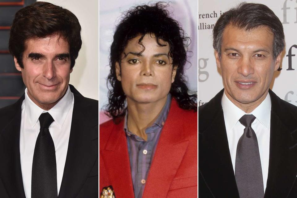 <p>Alberto E. Rodriguez/WireImage, Michael Ochs Archive/Getty, Jim Spellman/WireImage</p> David Copperfield, Michael Jackson, Frederic Fekkai