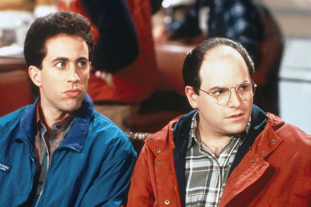 <p>NBCU Photo Bank/NBCUniversal via Getty </p> Jerry Seinfeld and Jason Alexander on 'Seinfeld'