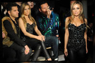 ...ging’s in Leder-Leggins und glitzernder Pailletten-Korsage zur The Blonds-Show. (Bilder: Getty Images)