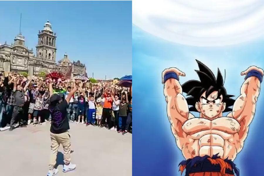 Dan último adiós a Akira Toriyama con Genkidama masiva en el Zócalo de México