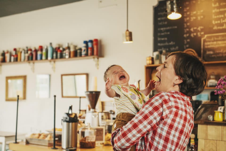 It comes after a mum was asked to leave a cafe because her baby was screaming. Photo: Getty Images