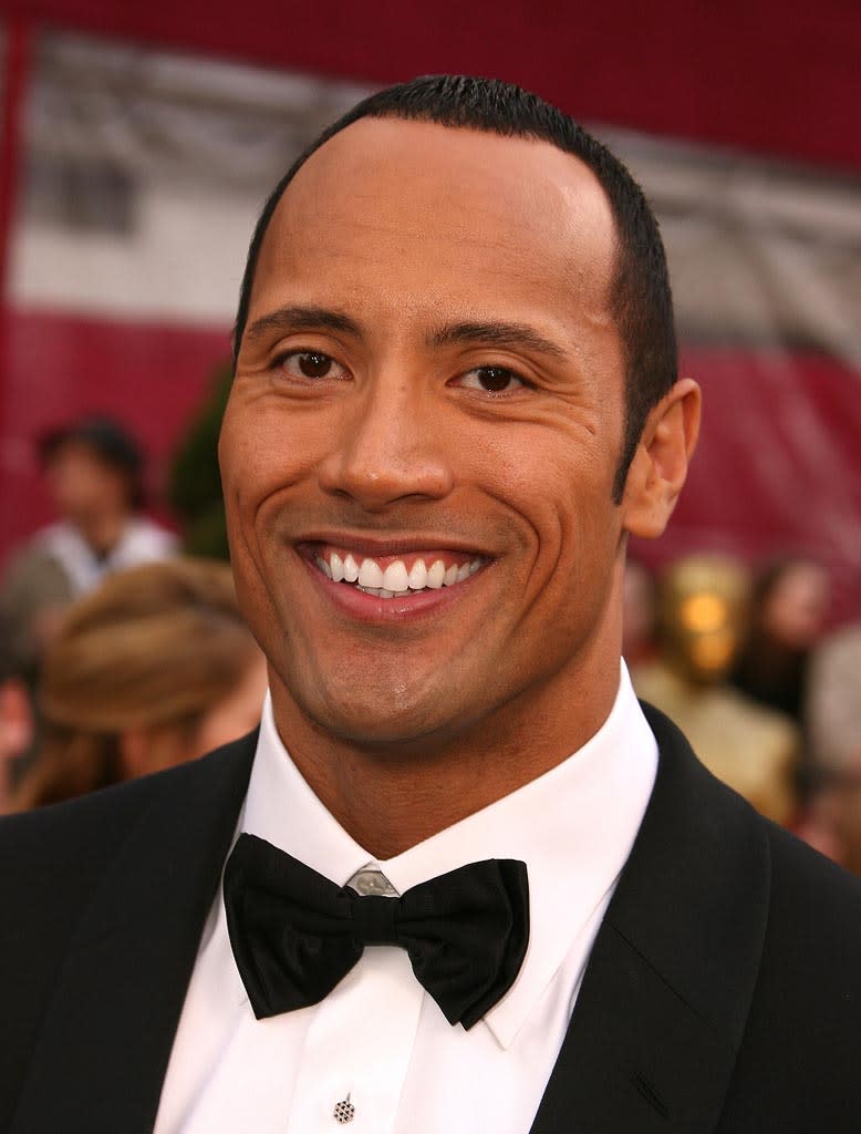 Oscars 2008 Dwayne the Rock Johnson