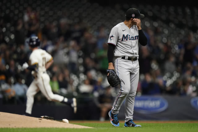 Milwaukee Brewers blow out Miami Marlins, Jesus Luzardo