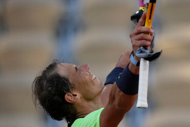 Rafael Nadal was in fine form against Jannik Sinner