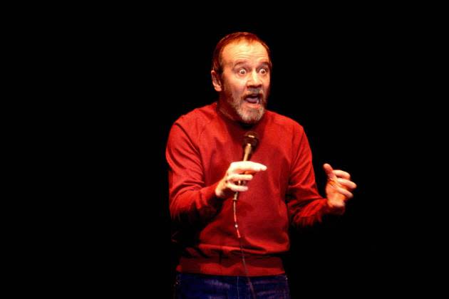 George Carlin performs in Chicago, Illinois on Feb. 3, 1982 - Credit: Paul Natkin/Getty Images