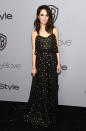 <p>Abigail Spencer arrives at the InStyle and Warner Bros. Golden Globes bash. (Photo: Chris Pizzello/Invision/AP) </p>