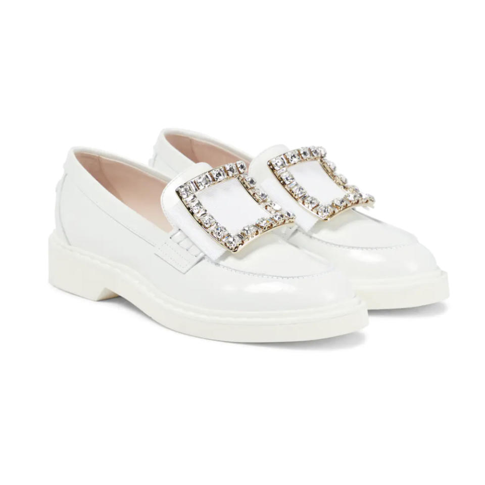 Roger Vivier Viv Rangers Patent Leather Loafers