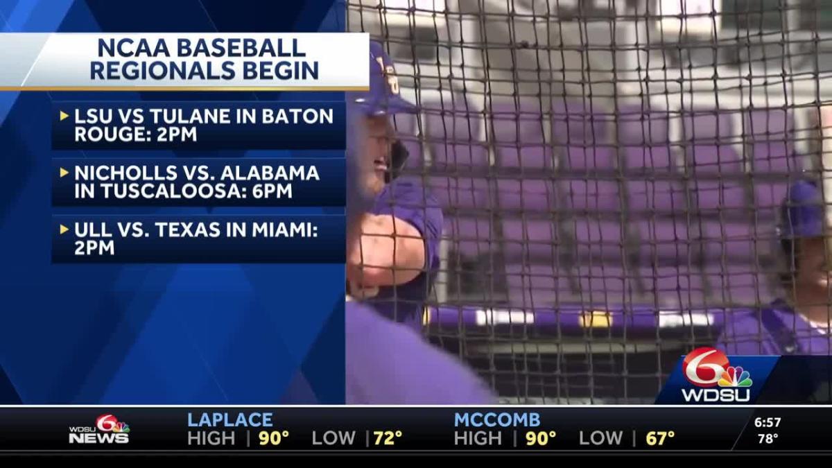 NCAA Regional Baseball tournament begins