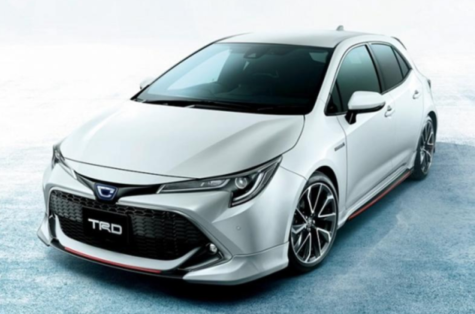 <strong>Toyota Auris 的 TRD 改裝套件。</strong>