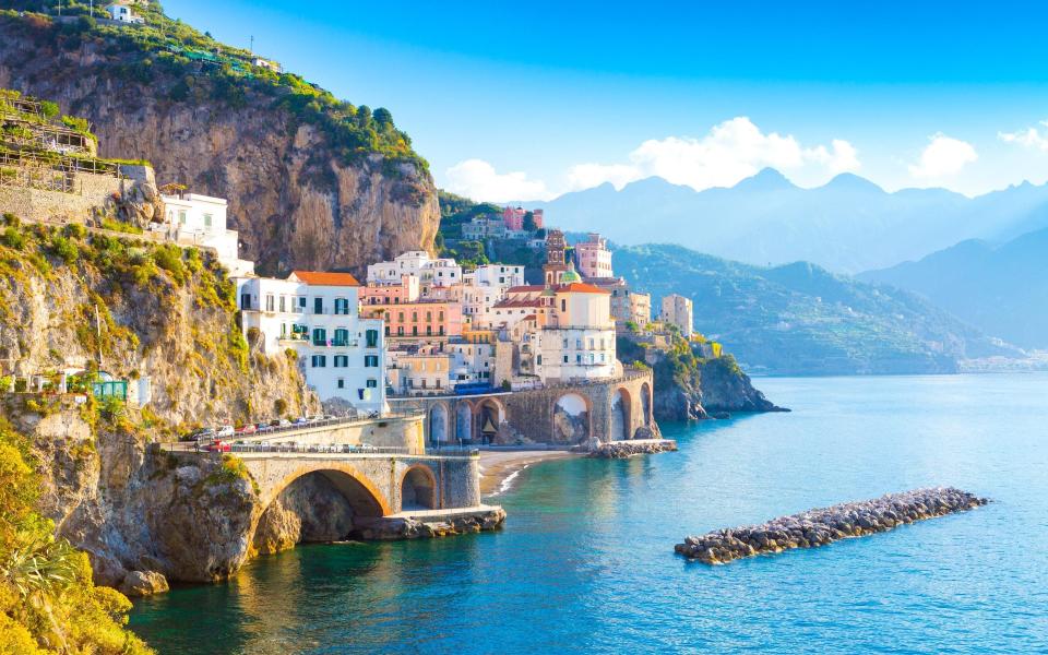 Amalfi coast best destinations italy holidays trips when best time visit 2022 - Getty