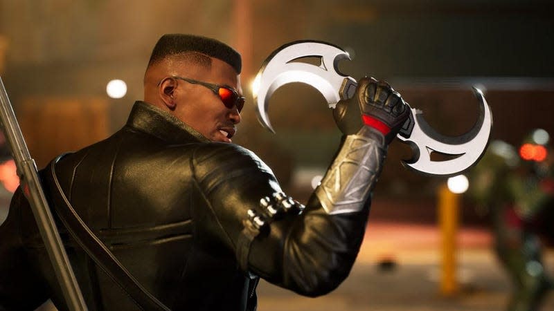 Blade in Marvel's Midnight Suns. 