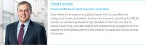 Boyden President & CEO