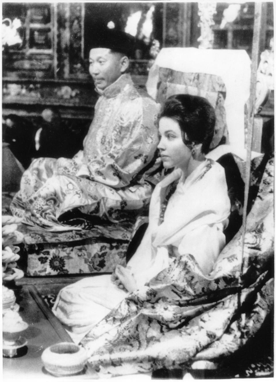 1963: Hope Cooke and Palden Thondup Namgyal (The Crown Prince of Sikkim)