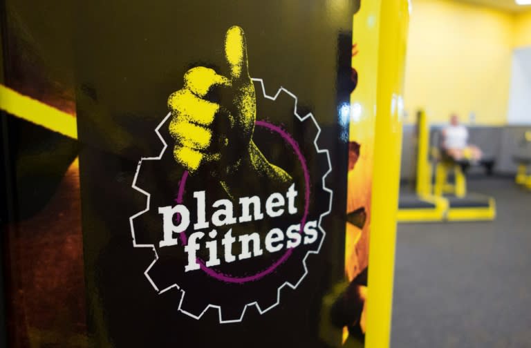 As big anchor stores fall to the e-commerce onslaught, mall space is being repurposed, as by this Planet Fitness gym that replaced a Sears store in a Bloomsburg, Pennsylvania mall