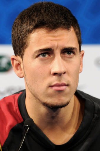 Eden Hazard (pictured in 2011) admits he decided to join Chelsea after watching his new club's dramatic Champions League final triumph against Bayern Munich