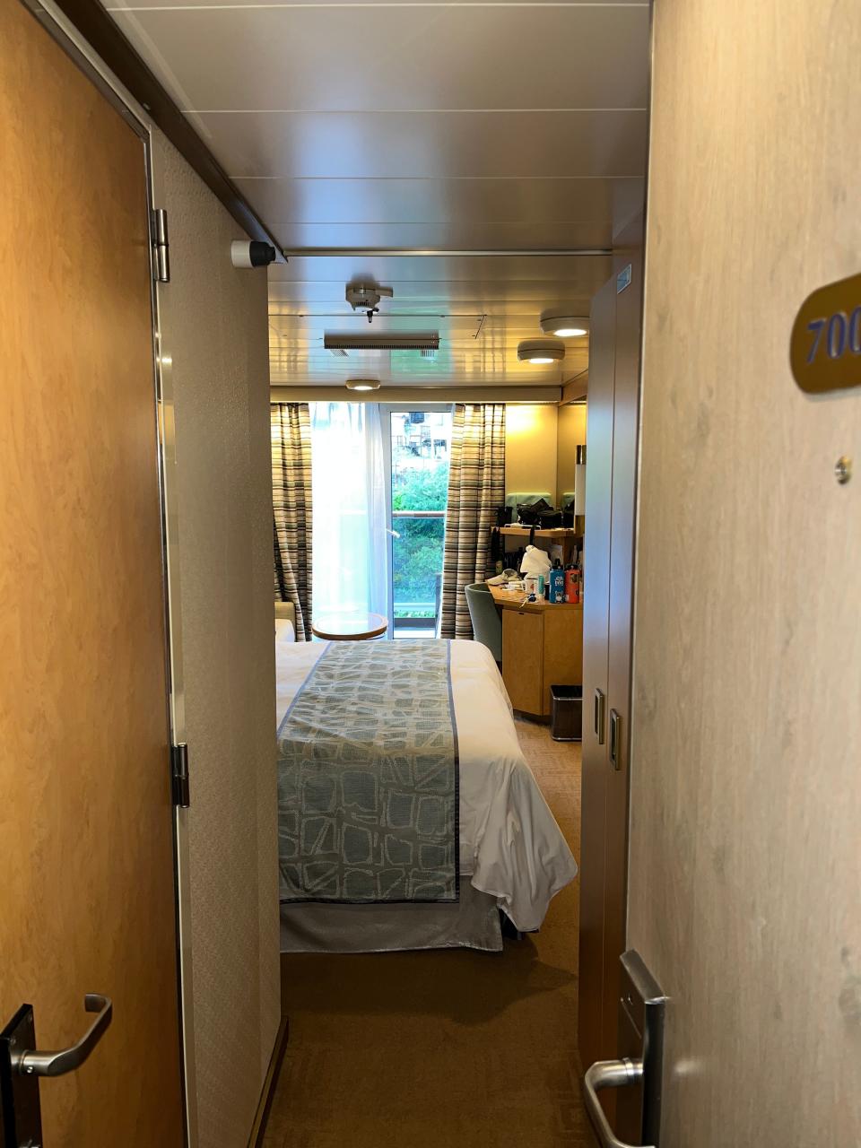 Rebecca Reuter verandah stateroom entrance