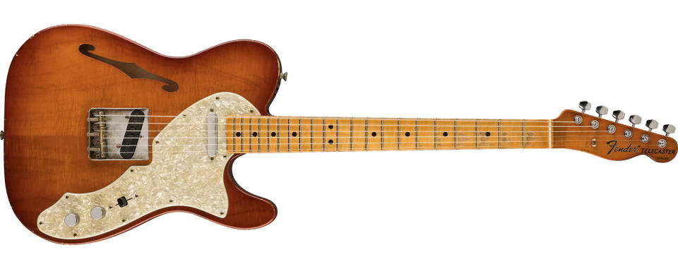 Fender Silver Maple Telecaster Thinline