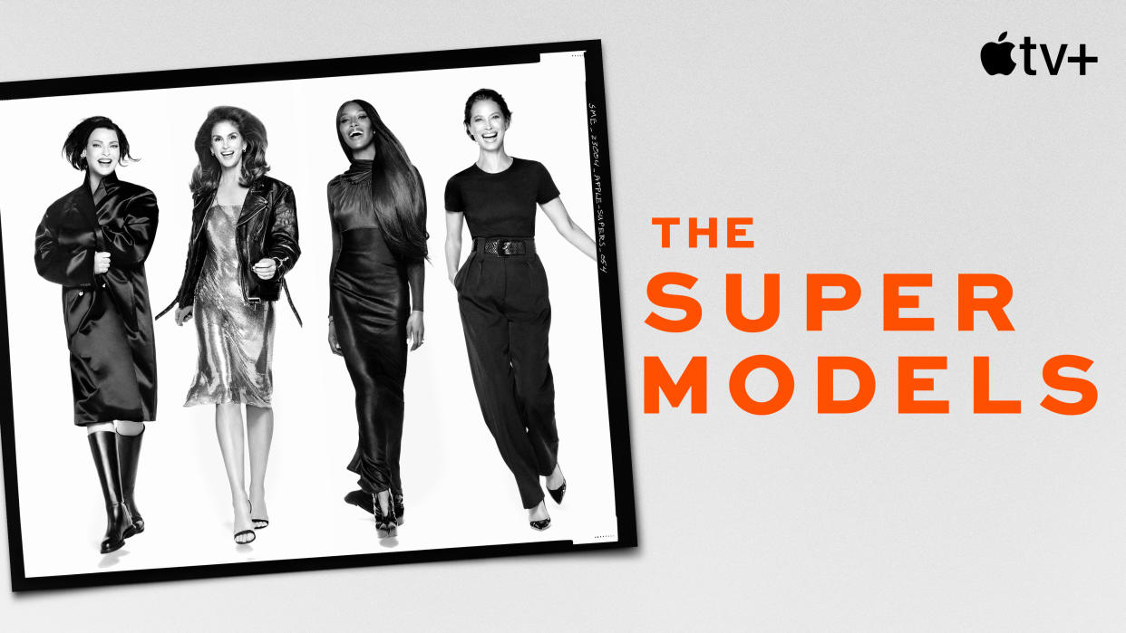 <em>The Super Models</em> throws it back to the days when models ruled much more than the runway. (Apple TV+)