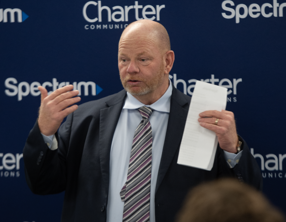 Chuck Sullivan of Spectrum Charter Communications discusses the company's efforts to expand rural broadband internet service in Portage County.