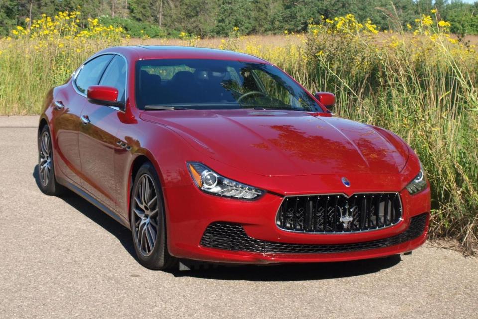 The Maserati Ghibli Diesel in action