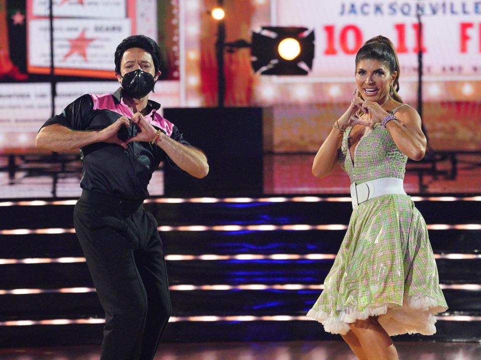 Pasha Pashkov and Teresa Giudice on season 31 of "Dancing With the Stars."