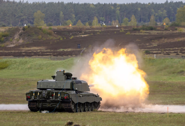 British Army's Most Lethal Tank Undertakes First Live Fire Exercises